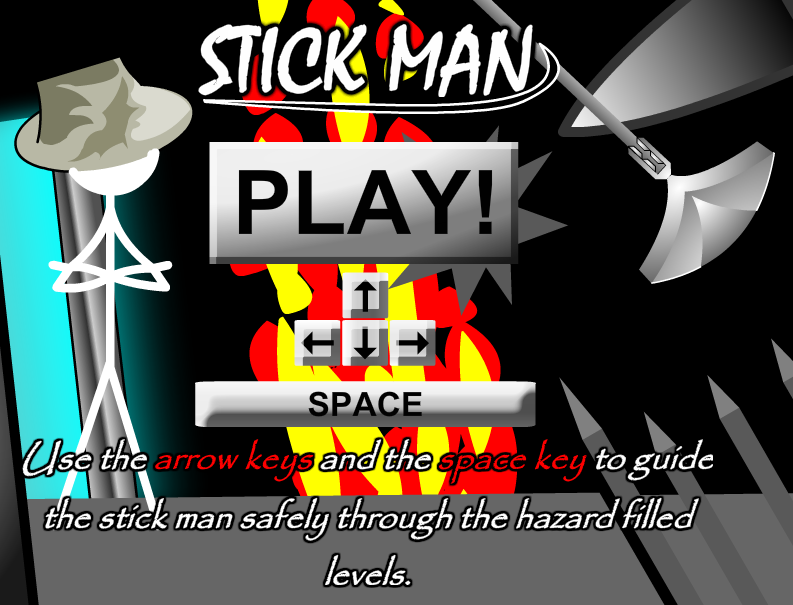 флеш игра Stick Man онлайн