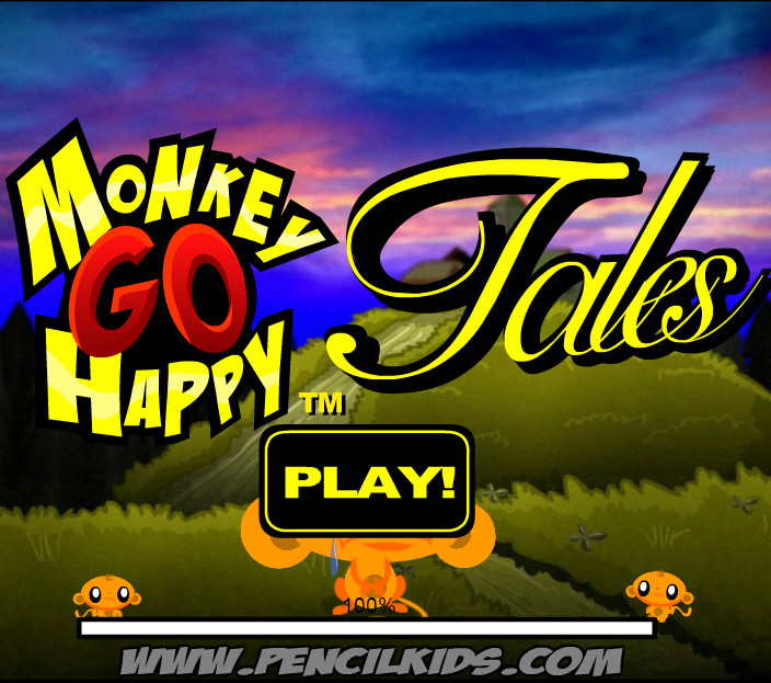 Флеш игра Счастливая обезьянка: Истории онлайн