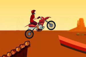 Флеш игра Мотоциклист пустыни - pic