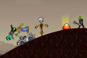 Флеш игра Безумная машина зомби - pic