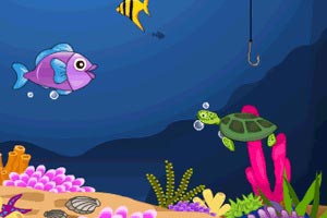 Флеш игра Ловля рыбы под водой - pic