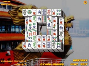 Играть флеш игру Dragon Mahjong