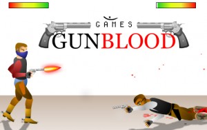 Играть флеш игру GunBlood - Western Shootout