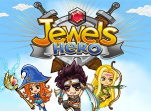 Играть флеш игру Jewels Hero