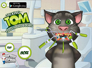 Кот Том у зубного
