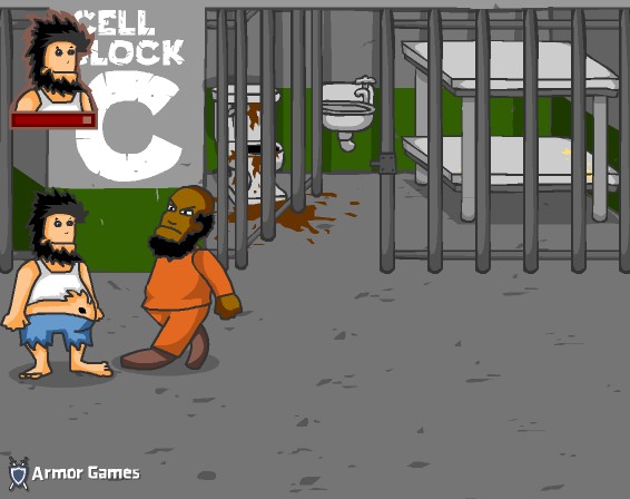 Флеш игра Hobo Prison Brawl онлайн