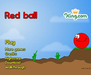 Онлайн флеш игра Красный мячик 1