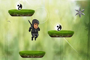 Флеш игра Мощный прыжок ниндзя - pic