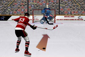 Флеш игра Хоккей: пенальти - pic