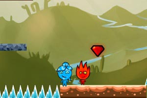 Флеш игра FireBoy And WaterGirl New Adventure - pic