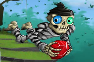 Флеш игра Полет скелета - pic